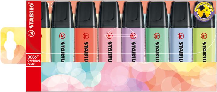 Image du produit STABILO Surligneur BOSS ORIGINAL Pastel (Multicolore, 5 mm, 8 x)