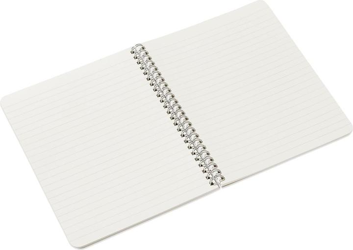 Actual product image Fabriano Heft EcoQua spiralgebunden liniert Antracite (A5, Lined)