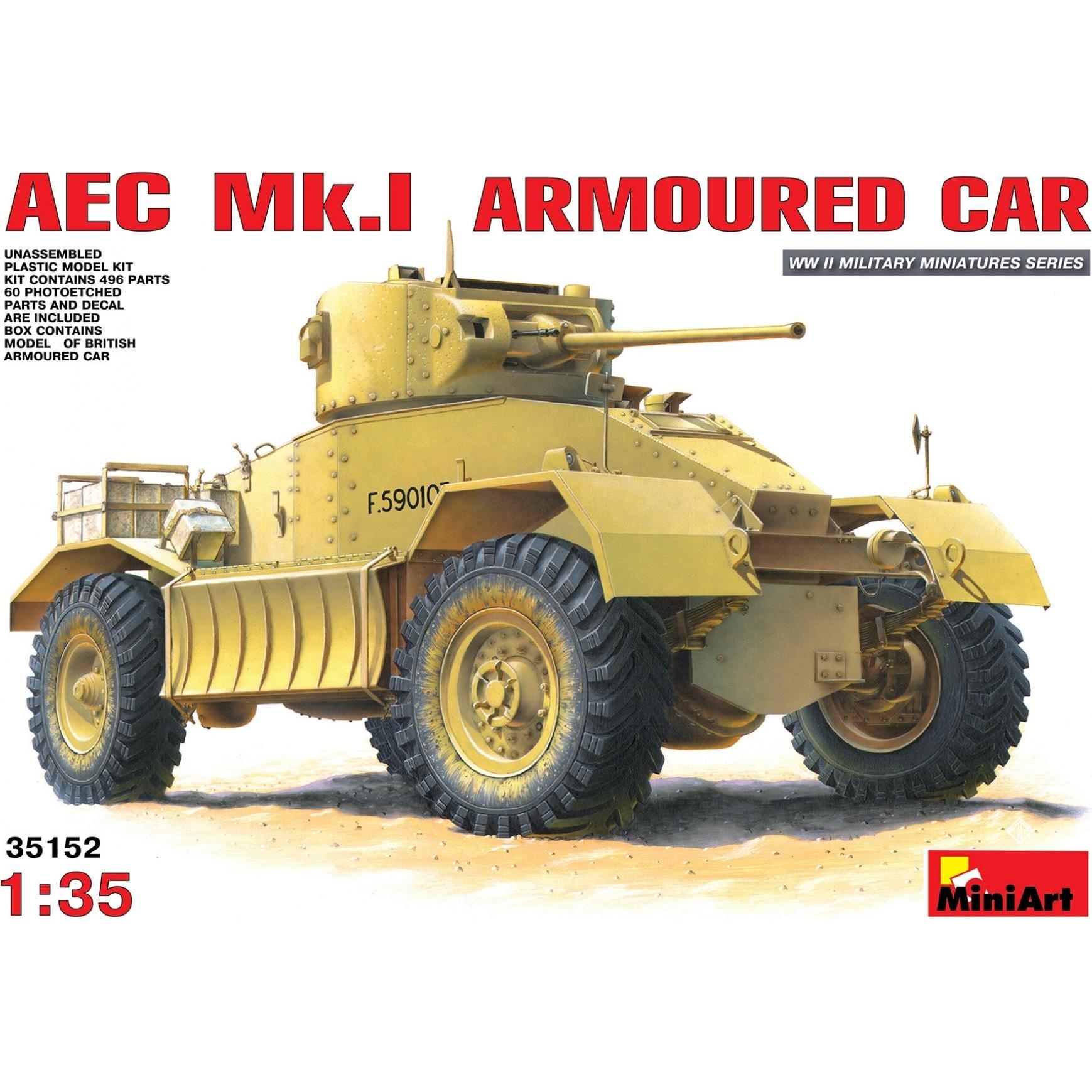 Thumbnail - Mini art AEC Mk 1 Armoured Car