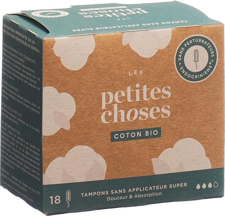 Les Petites Choses Tampons super Bio (18 x)