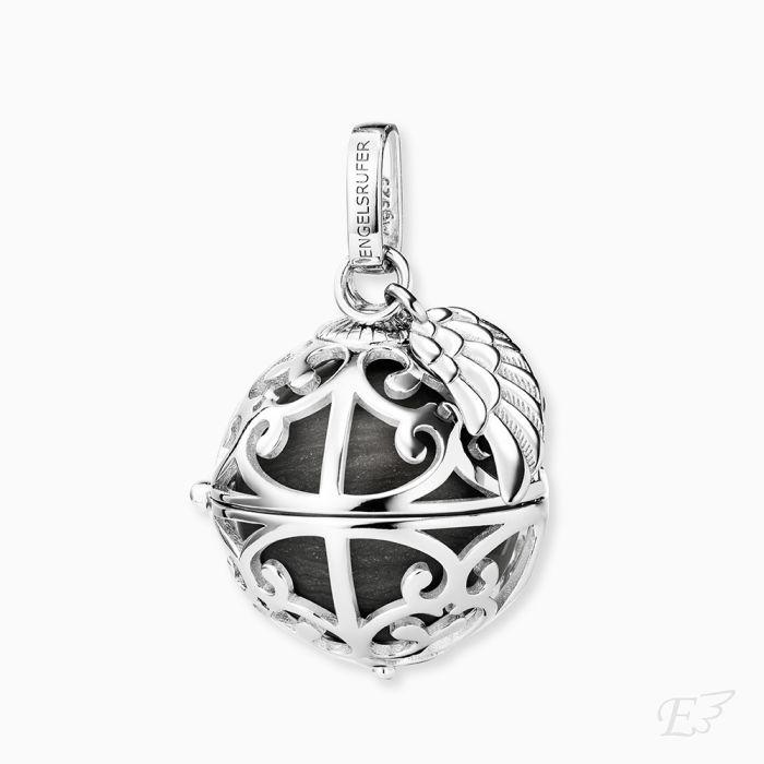 Produktbild Engelsrufer Klangkugel mit FlÃ¼gel (Messing, 925er Silber)