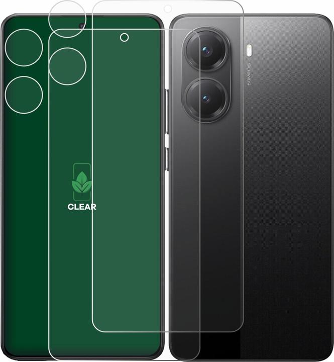 Immagine prodotto ScreenLeaf Pellicola protettiva, Proteggi Schermo Sostenibili, Clear, Antigraffio (2 Pezzo/i, Oppo AX7 Pro)