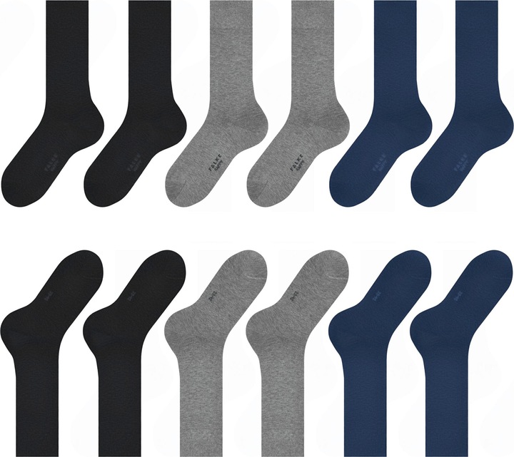 Produktbild Falke Happy 6-Pack Herren Socken (6er Pack, 47 - 50)