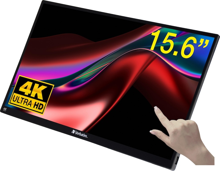 Actual product image Verbatim PMT-15-4K (3840 x 2160 Pixels, 15.60")