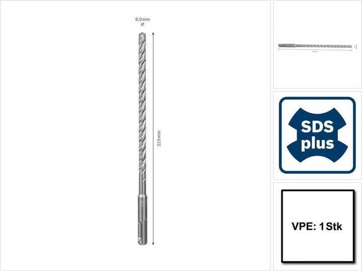 Actual product image Bosch Professional SDS-plus-7X (8 mm)