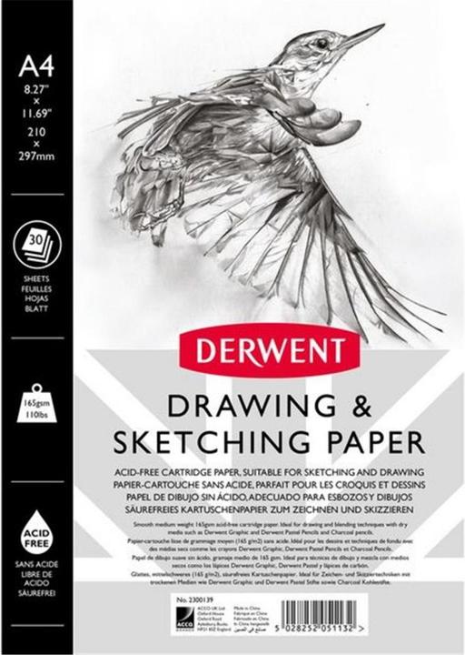 Immagine prodotto Derwent Blocco di schizzi (A4, Nessuna, Copertina rigida)