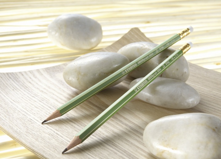 Produktbild STABILO GREENgraph Bleistift mit Radiergummi HB (2.20 mm, HB, 1 x)