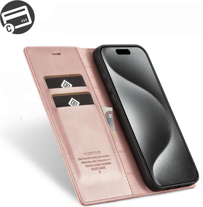 Produktbild LC.Imeeke iPhone 16 Pro Max - Flip Case Vintage (Apple iPhone 16 Pro Max)