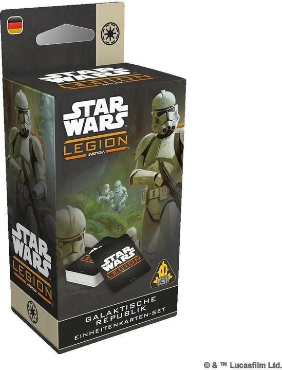 Produktbild Atomic Mass Games Star Wars: Legion – Galaktische Republik Einheitenkarten-Set (Deutsch)