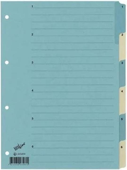 BüroLine Number Register A4 - cardboard reinforced