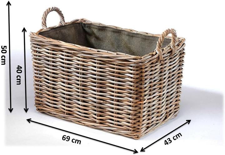 Image du produit Kobolo Panier de cheminée 69x43x40cm