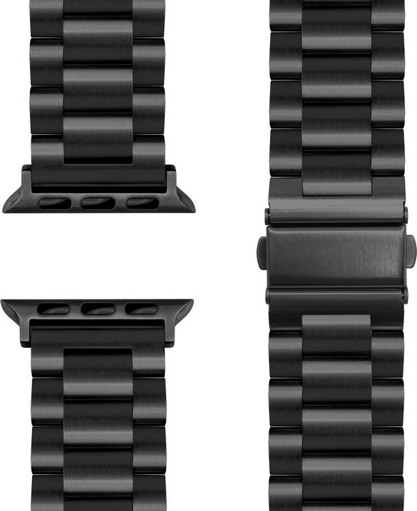 Produktbild Nalia Mova Edelstahl-Armband für Apple Watch, Metallarmband gebürstet - Stabil, Rostfrei & Matt (Edelstahl)