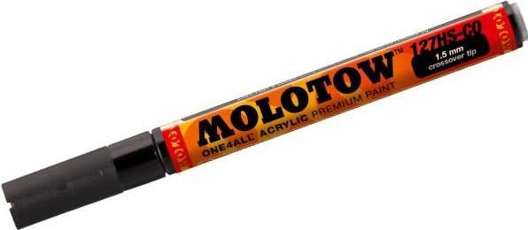 Image du produit Molotow MARQUEUR ACRYLIQUE 1.5mm SIGBLACK (Noir de sécurité, 1.50 mm, 1 x)