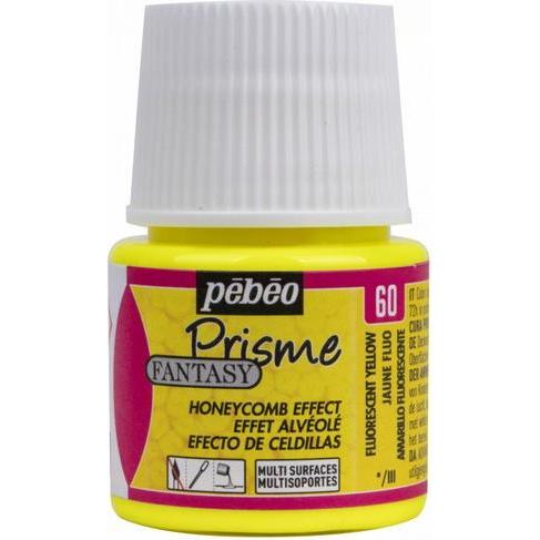 Pebeo, Künstlerfarbe + Bastelfarbe, Fantasy Prisme (Neongelb, 45 ml)
