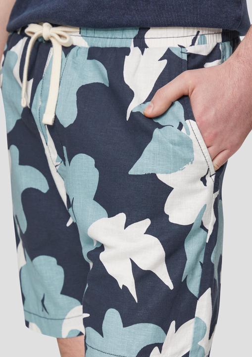 Image du produit S.Oliver Hose Shorts mit All-over-Print und elastischem Bund (L)