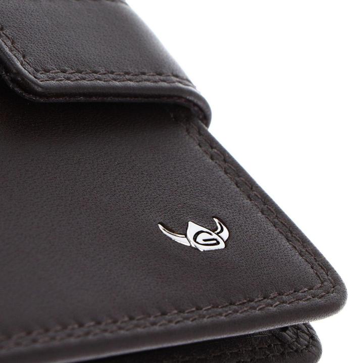 Produktbild Golden Head Polo Geldbörse RFID Schutz Leder 10 cm Geldscheinklammer