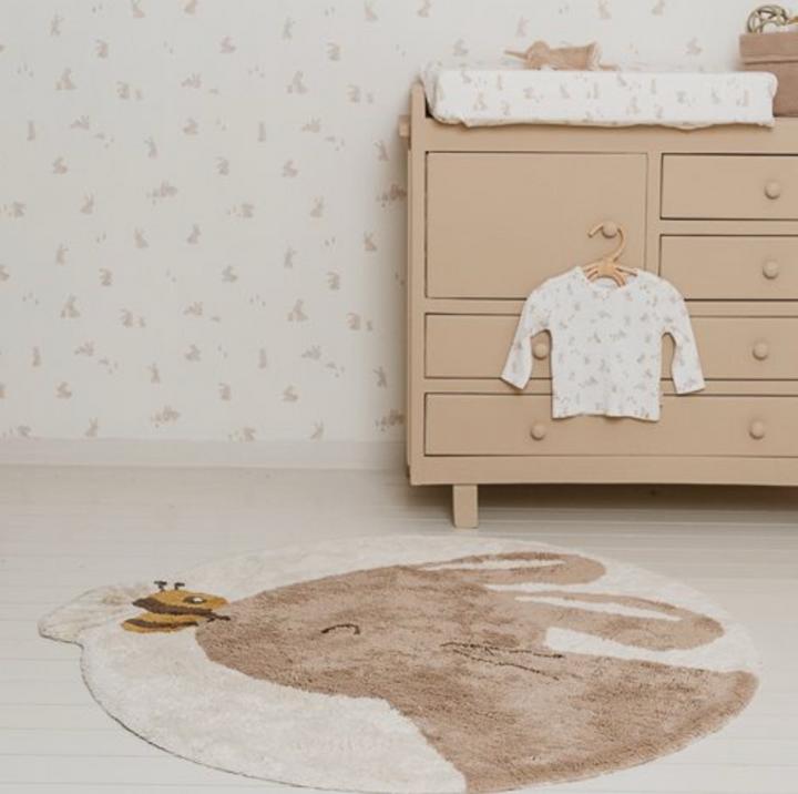 Actual product image Little Dutch Carpet Bunny - diam. 110 cm Anti Slip