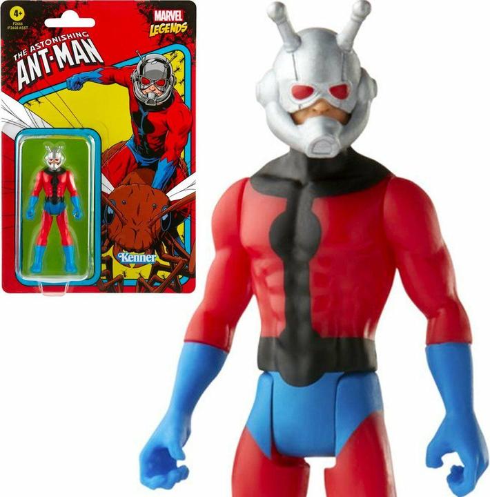 Actual product image Hasbro Marvel Legends Retro 375 Collection Ant-Man Action Figure - 9.5 cm