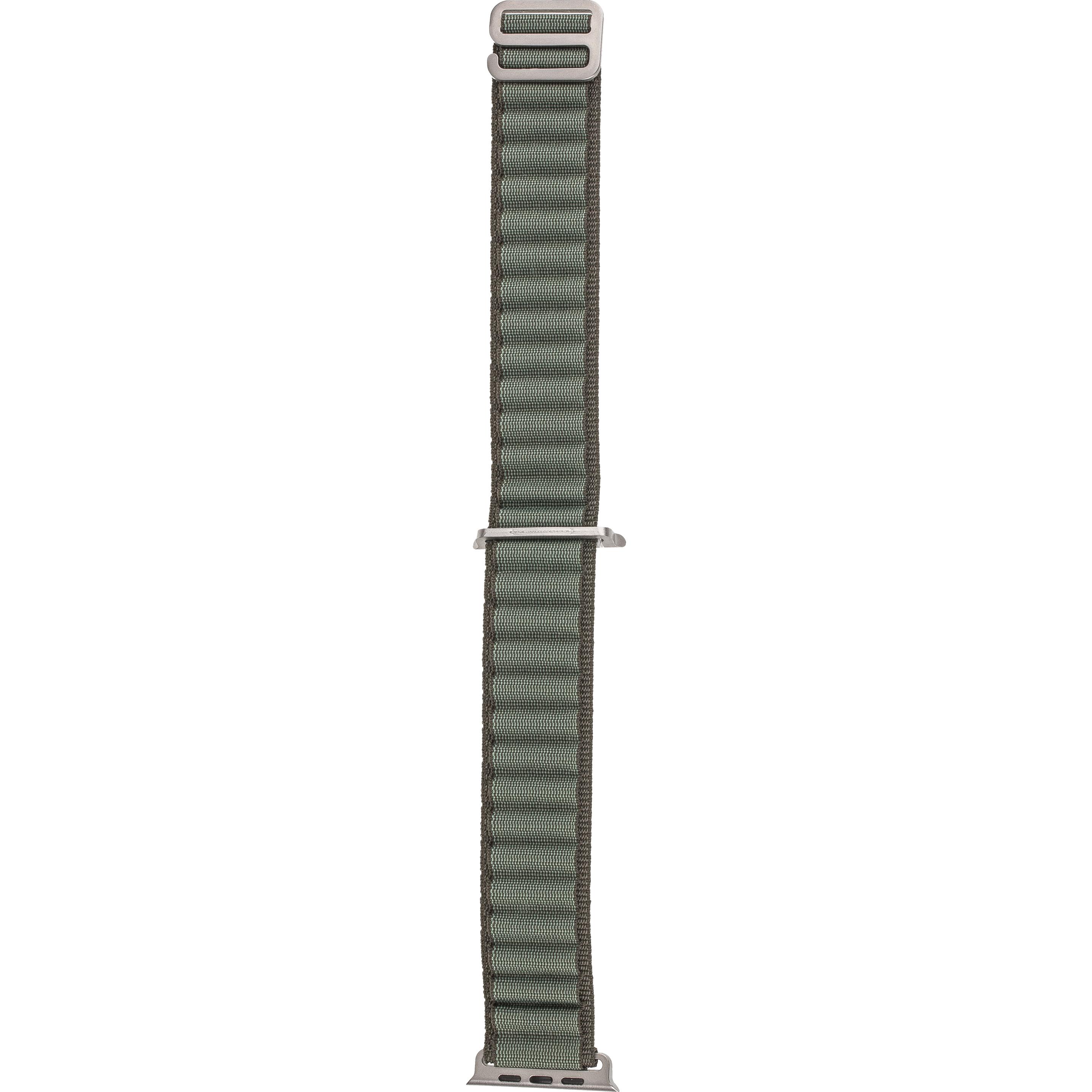 Peter Jäckel Armband 20mm Carabiner Green (20 mm, Smartwatch), Uhrenarmband, Grün