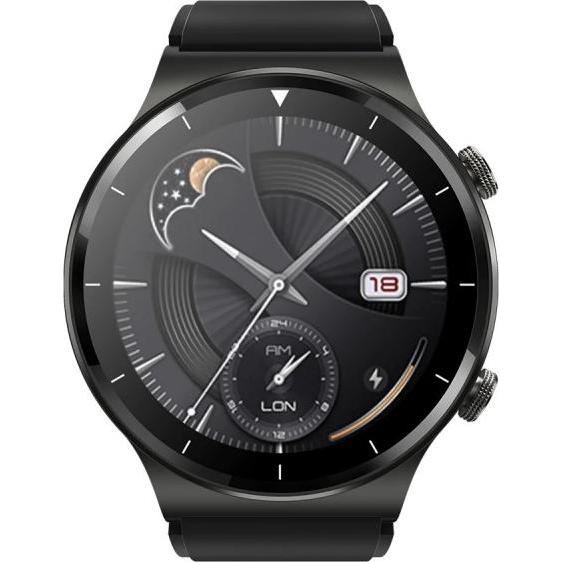 Blackview R7 Pro (Connected Watch - 1.28") Schwarz, Smartwatch