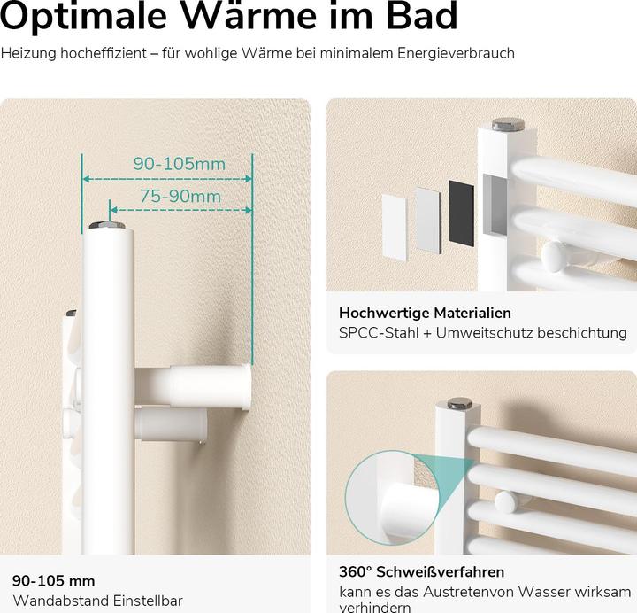 Produktbild Emke Elektrischer Badheizkörper (761 W)