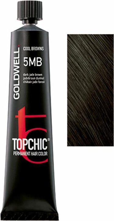 Actual product image Goldwell Topchic (5MB Jade Brown Dark)
