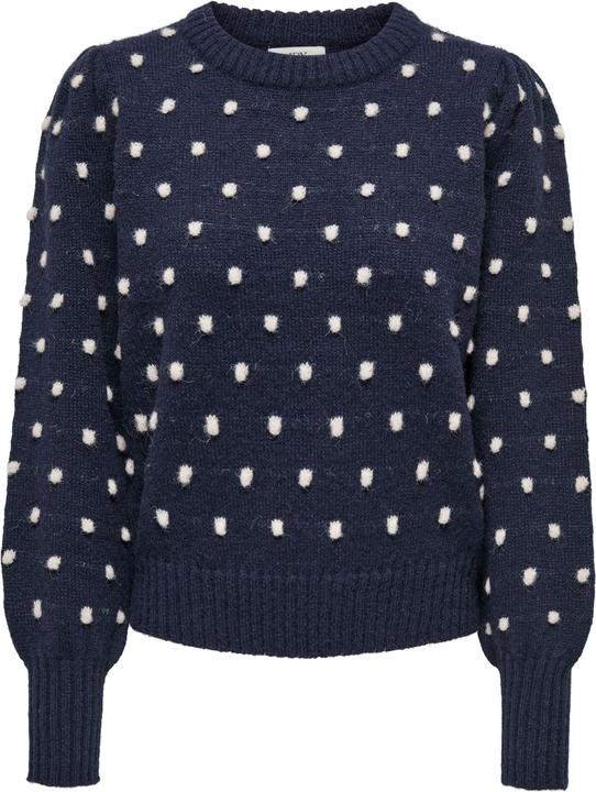 Actual product image JdY Regular fit High neck Long cuffs Puff sleeves Pullover Knitted jumper (L)