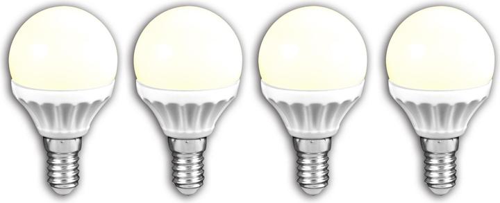 Image du produit Müller Licht LED E14 en forme de goutte 5.5 W = 40 (E14, 470 lm, 4x)