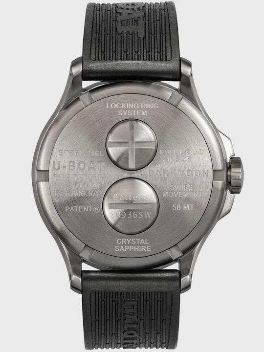 Immagine prodotto U-Boat Darkmoon 8463 -rannekello,, terÃƒÂs (Orologio da polso analogico, 44 mm)