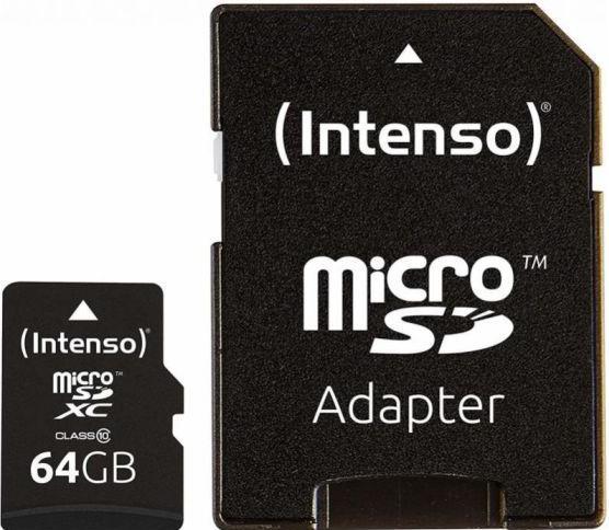 Produktbild Intenso Micro SDXC 64GB Speicherkarte (64 GB, microSDXC)
