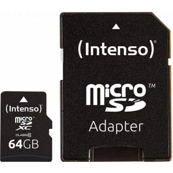 Intenso Scheda di memoria Micro SDXC 64GB (64 GB, microSDXC), Scheda di memoria