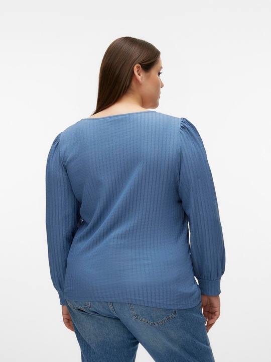 Image du produit Vero Moda Coupe normale Encolure en U Courbe Volume des manches Top Blouse (48, 50, L)