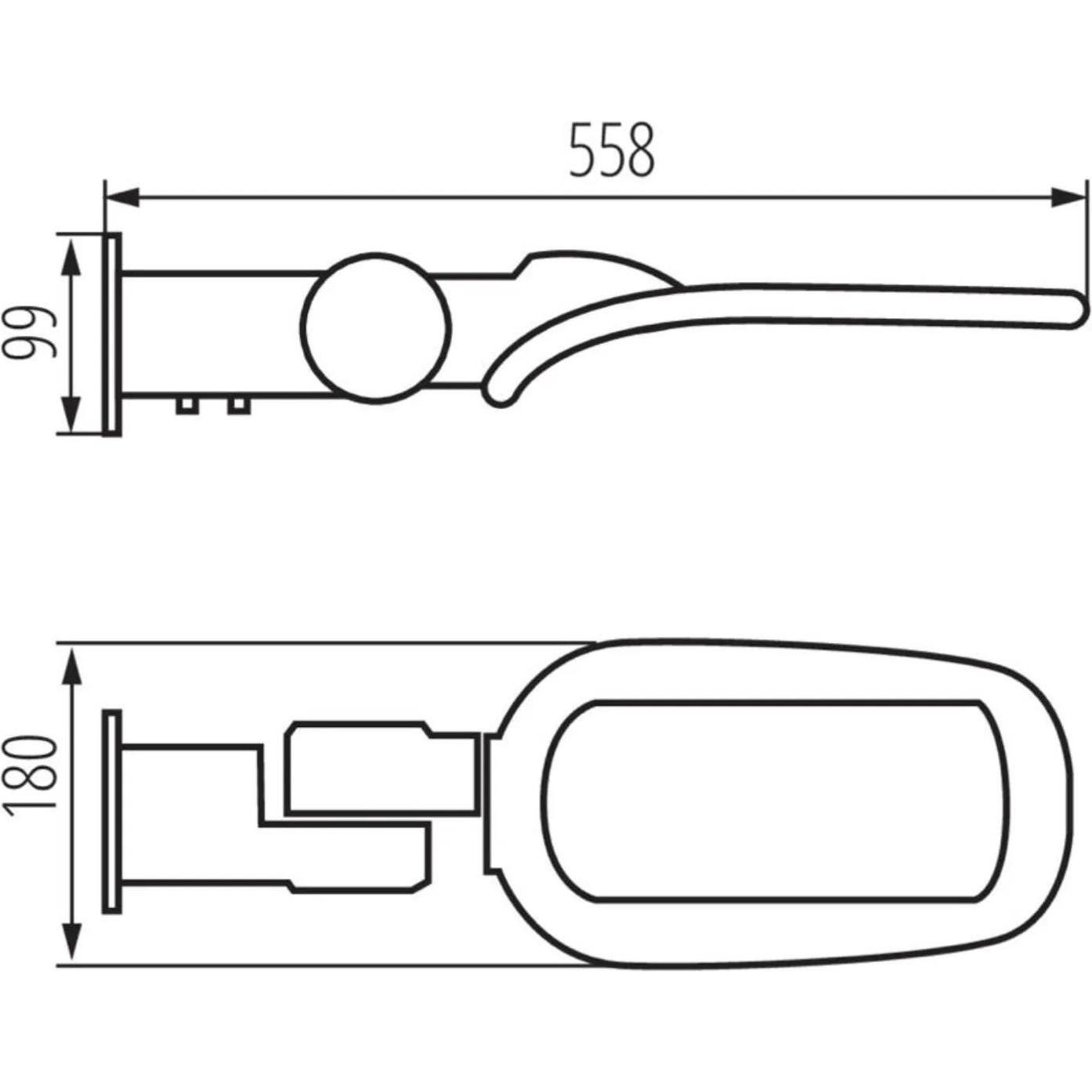 Thumbnail - Kanlux, Gartenbeleuchtung, Parkplatz-LED-Leuchte STRETON LED Grau IP65 36230 (8400 lm, IP65)