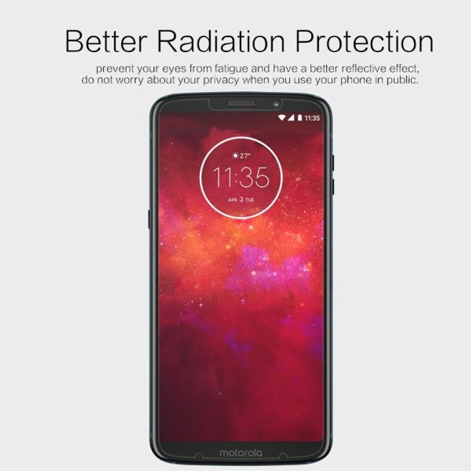 Actual product image Nillkin Matte Series Protective Film (1 Piece, Motorola Moto Z3 Play)