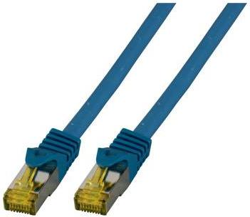 EFB Elektronik Hersteller: RJ45 Patchkabel S/FTP, Cat.6A, LSZH,Cat.7 Rohkabel, 1,5m, blau Das geschirmte Cat.6A RJ (S/FTP, CAT6a, 1.50 m)