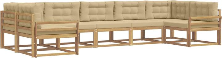 Beige, Braun, Weiss