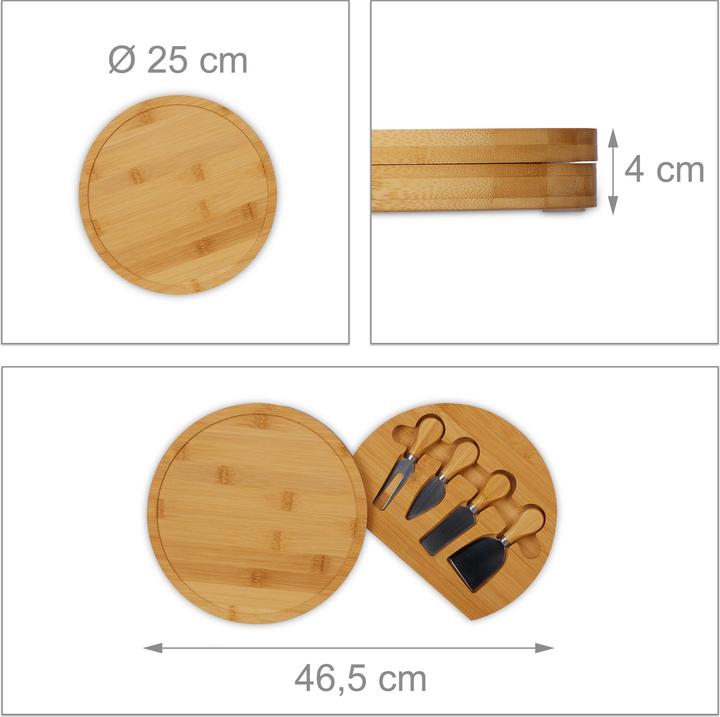 Actual product image Relaxdays Cheese board set