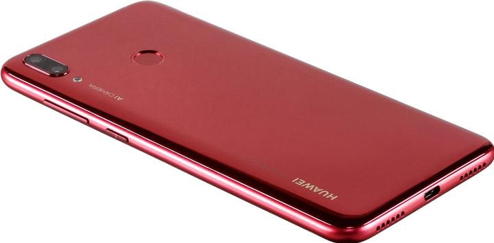 Actual product image Huawei Y7 2019 coral red (32 GB, Red, 6.26", Hybrid Dual SIM, 4G)