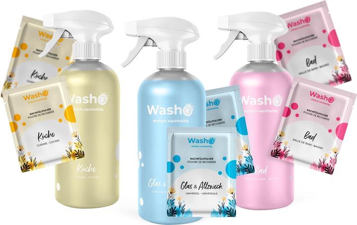 Actual product image Washo Surface cleaner plaster set