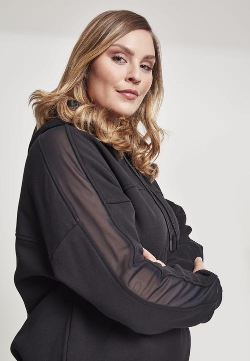 Produktbild Urban Classics Ladies Oversized Tech Mesh Inset Hoody (XL)