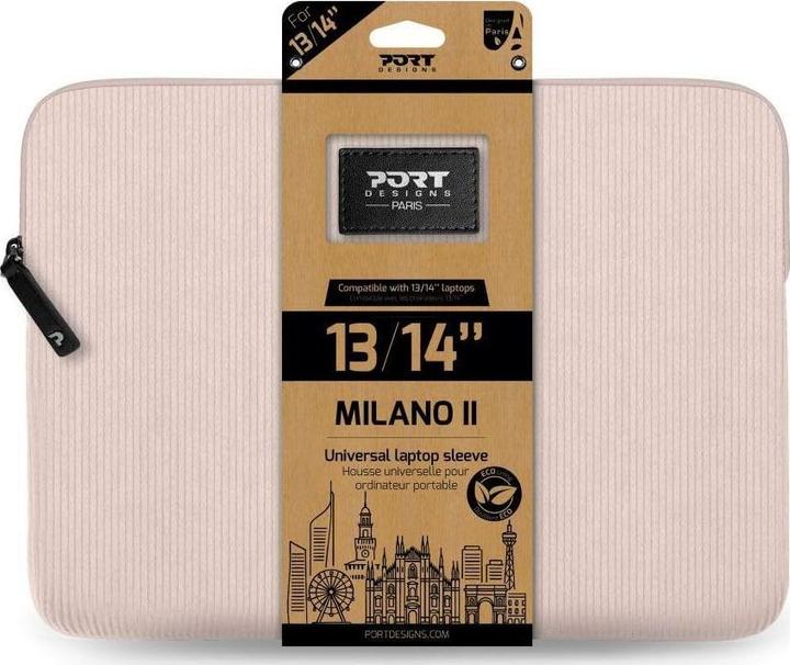 Actual product image Port Designs Port MILANO II ECO Laptoptasche 13/14" blush pink (14")