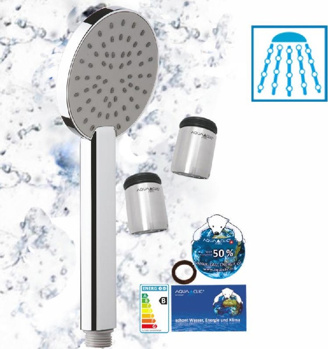 Produktbild aquaclic Wasserspar-Set (1 Strahlarten, 7.80 l/min)