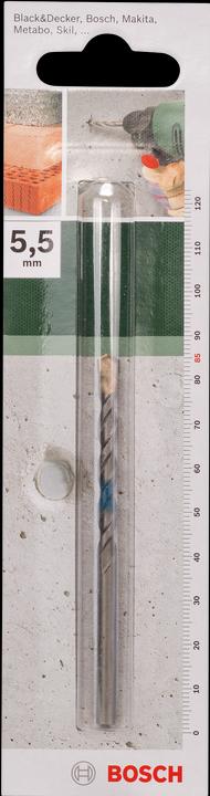 Immagine prodotto Bosch Professional Zubehör Trapano per calcestruzzo 5,5 (5,5 mm)