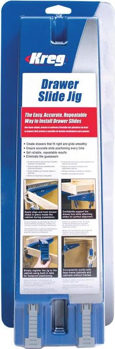 Actual product image Kreg Drawer Slide Jig Assembly aid for drawer pull-outs ( KHI-SLIDE ) for furniture construction