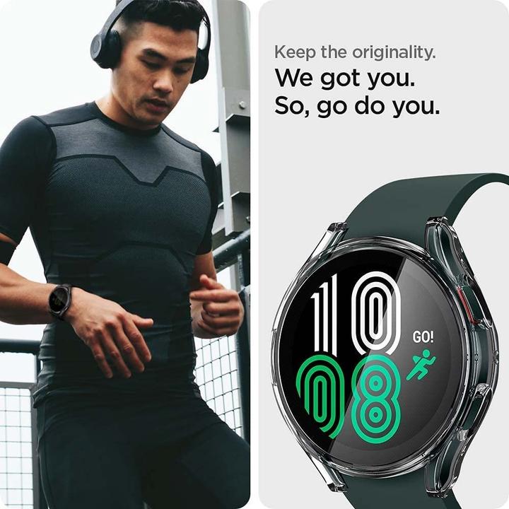 Actual product image Spigen Samsung Galaxy Watch 4/5 smartwatch protective display frame, 44 mm