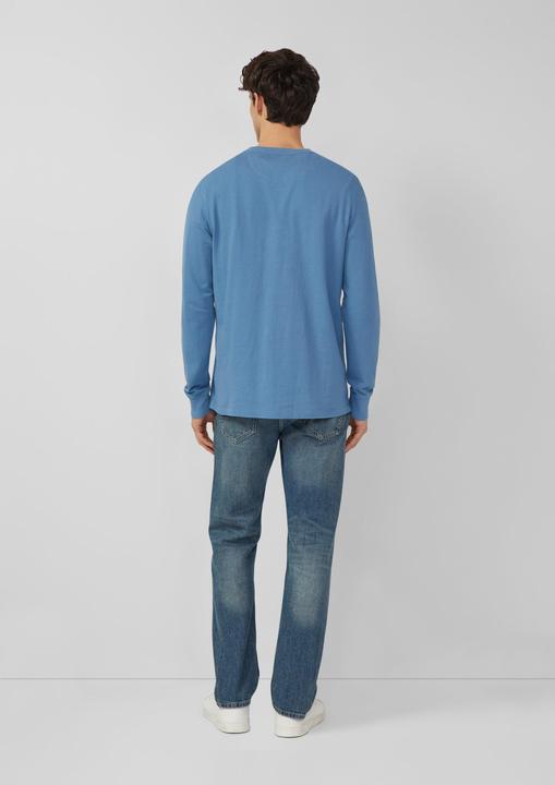 Produktbild s.Oliver T-Shirt Strukturiertes Longsleeve mit Ärmelbündchen (S)