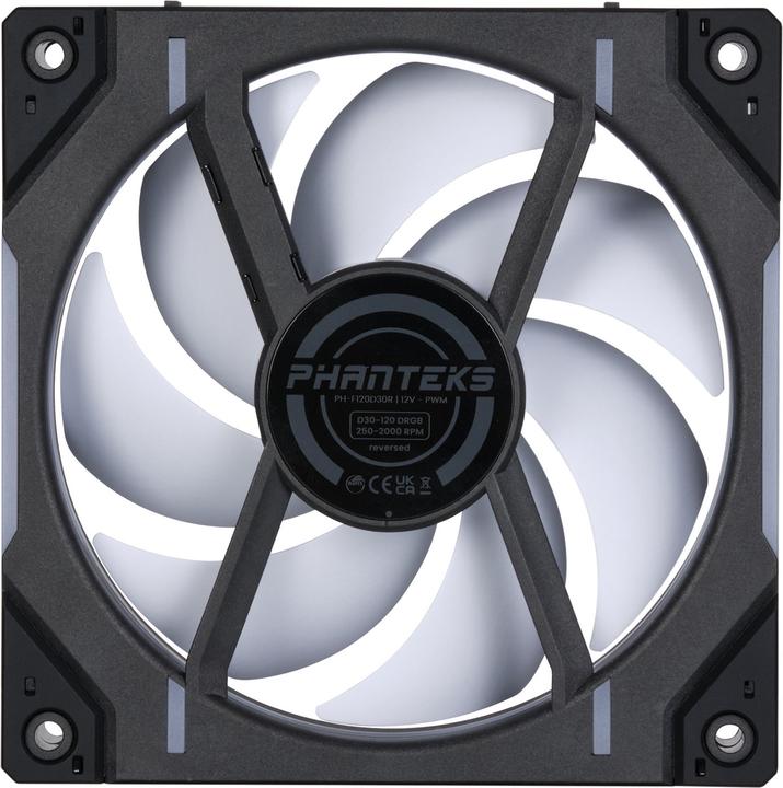 Actual product image Phanteks D30 PWM Reverse Airflow (120 mm, 1 x)