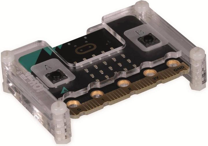Joy-it BBCZ CASE V2 TR Gehäuse für Micro Bit V2 transparent