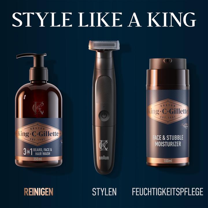 Actual product image King C. Gillette Beard Shampoo (350 ml)