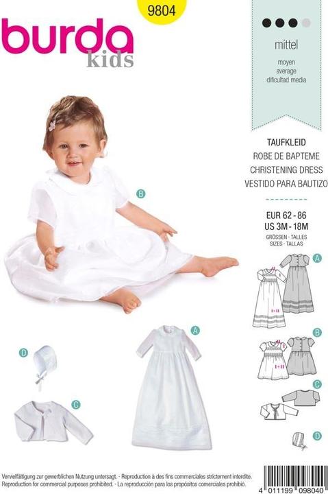 Produktbild Schnittmuster Taufkleid